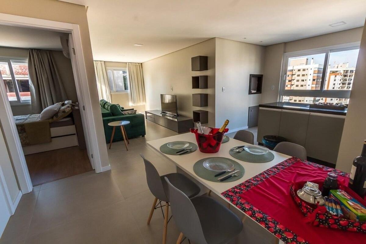 Dallas Apartamentos Na Via Gastronomica-Estacionamento-Amplos E Equipados-Wifi Bento Gonçalves エクステリア 写真